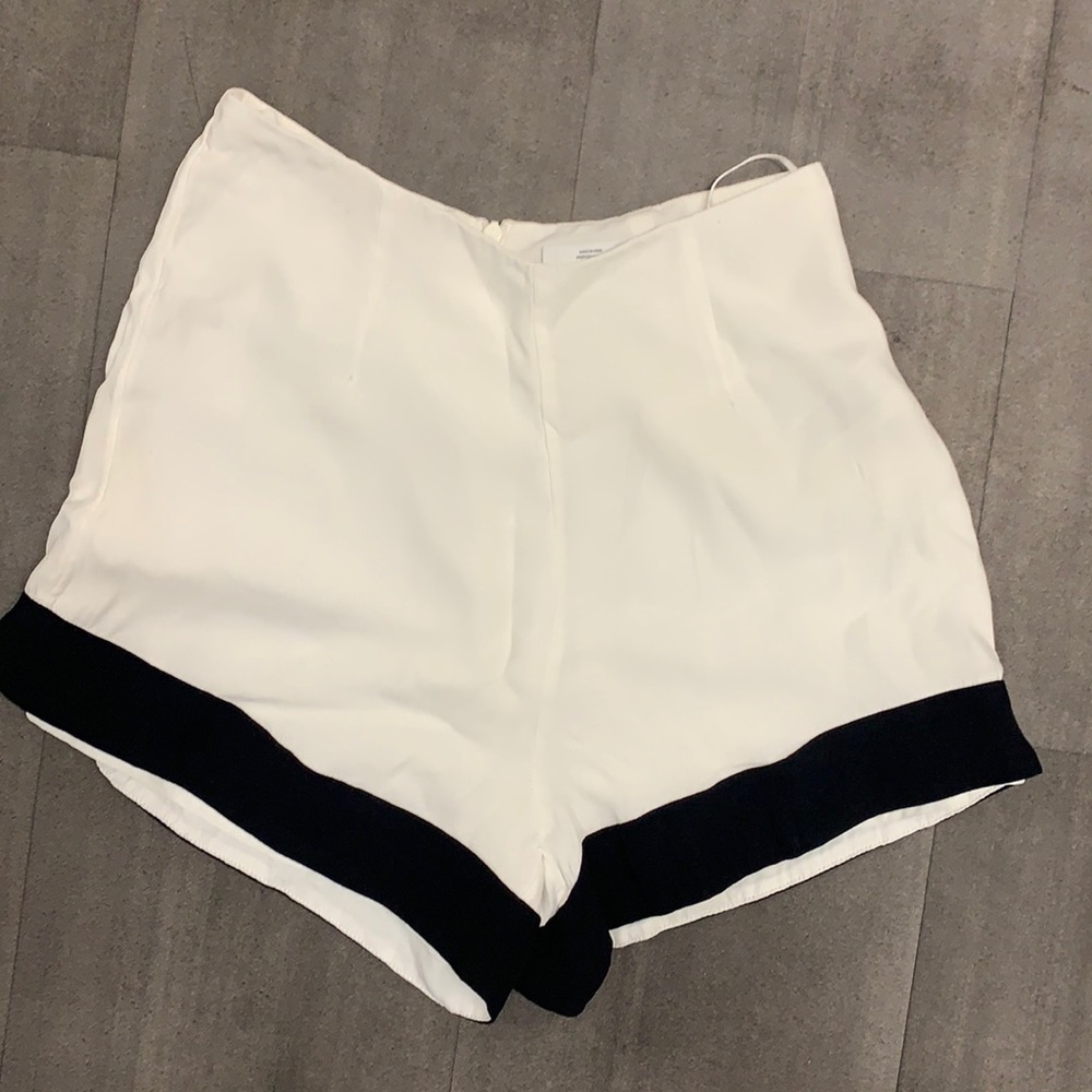 C/MEO COLLECTIVE black and white shorts